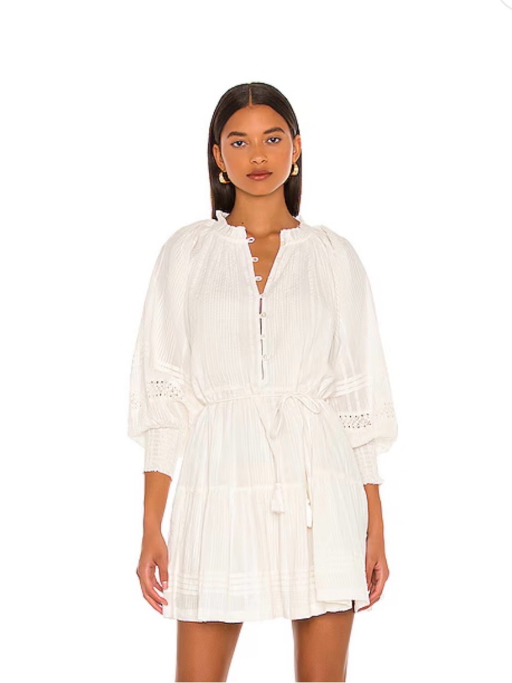 Cleobella Meadow Mini Dress in Ivory – XS
